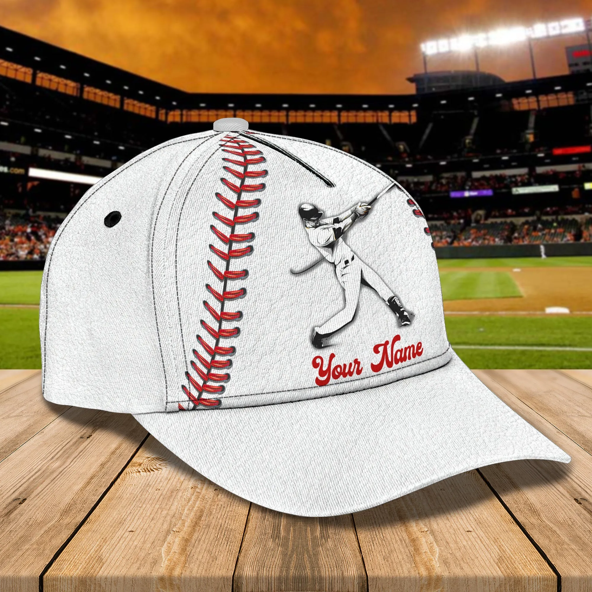 3D Classic Cap Baseball Personalized Name Cap 108 Namashops