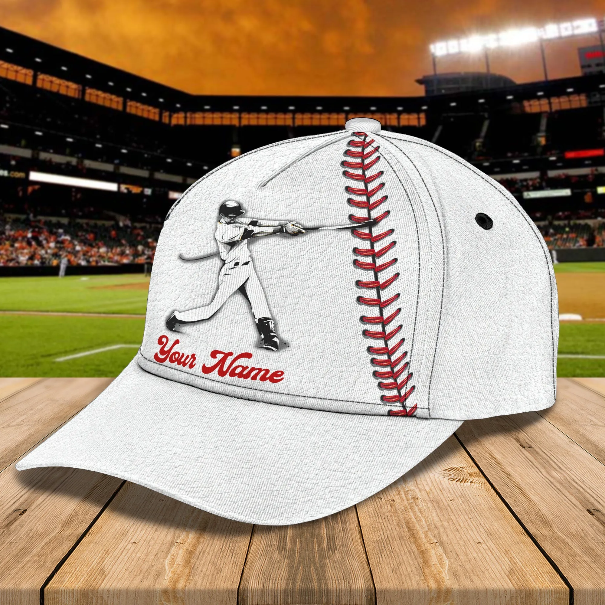 3D Classic Cap Baseball Personalized Name Cap 108 Namashops