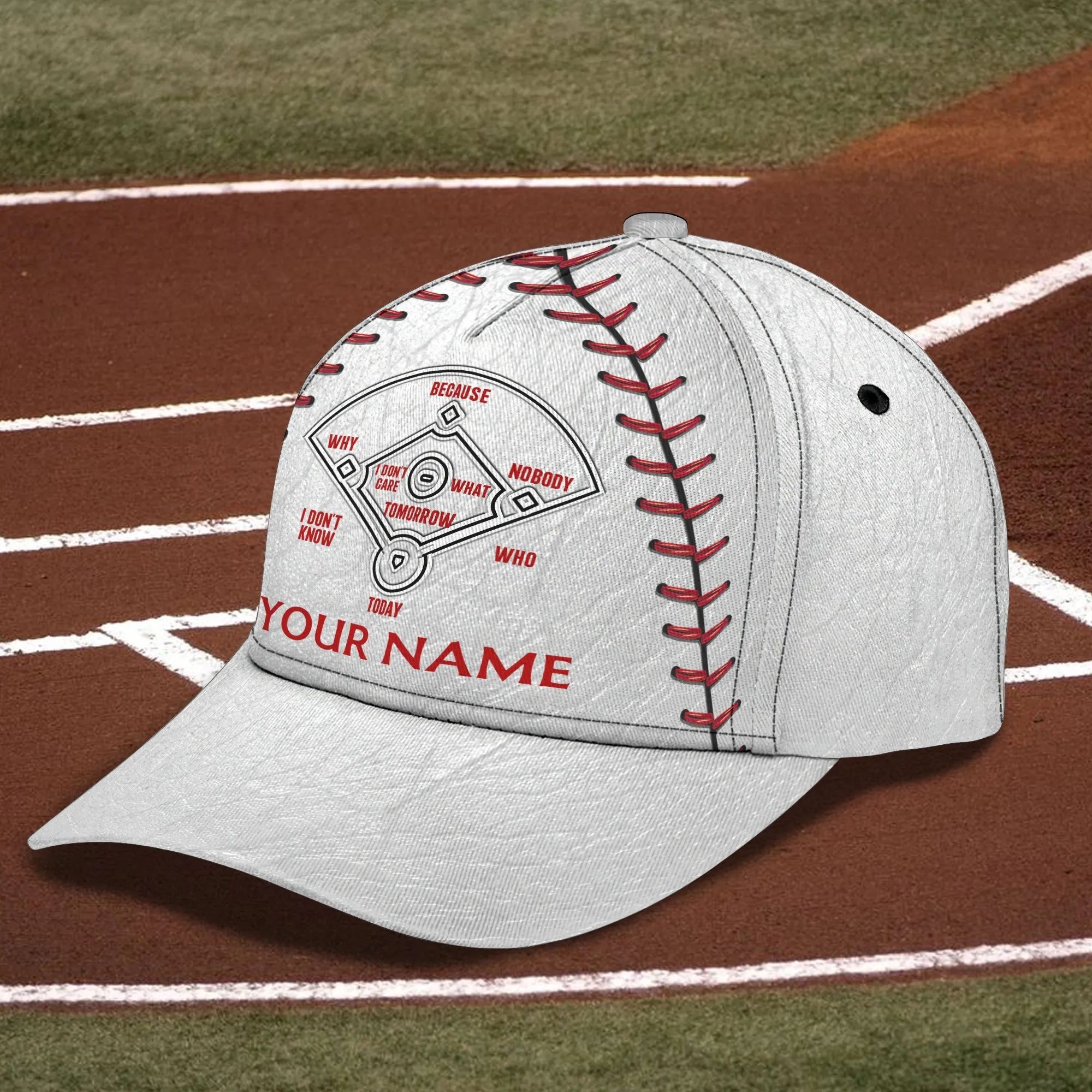 3D Classic Cap Baseball Personalized Name Cap 9 Namashops