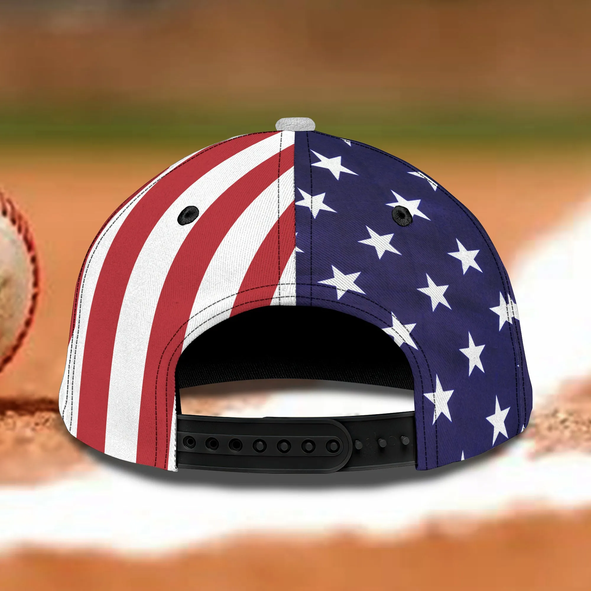 3D Classic Cap Baseball Usa Pride Personalized Name Cap Namashops