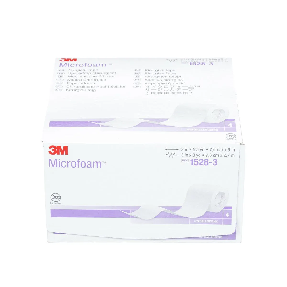 3M 1528-3 Medical Tape, Case of 24