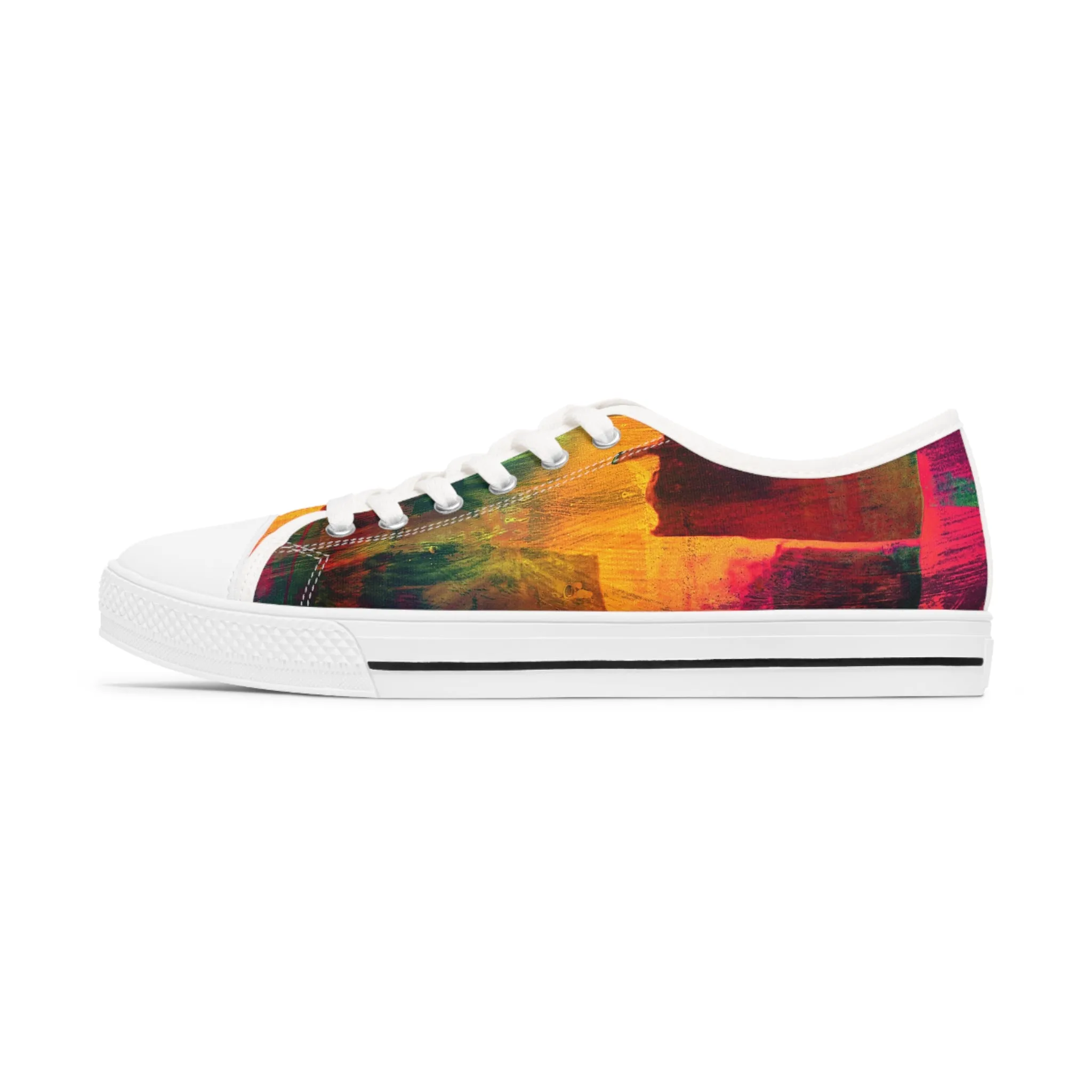 Abstract Art Women's Low Top Sneakers