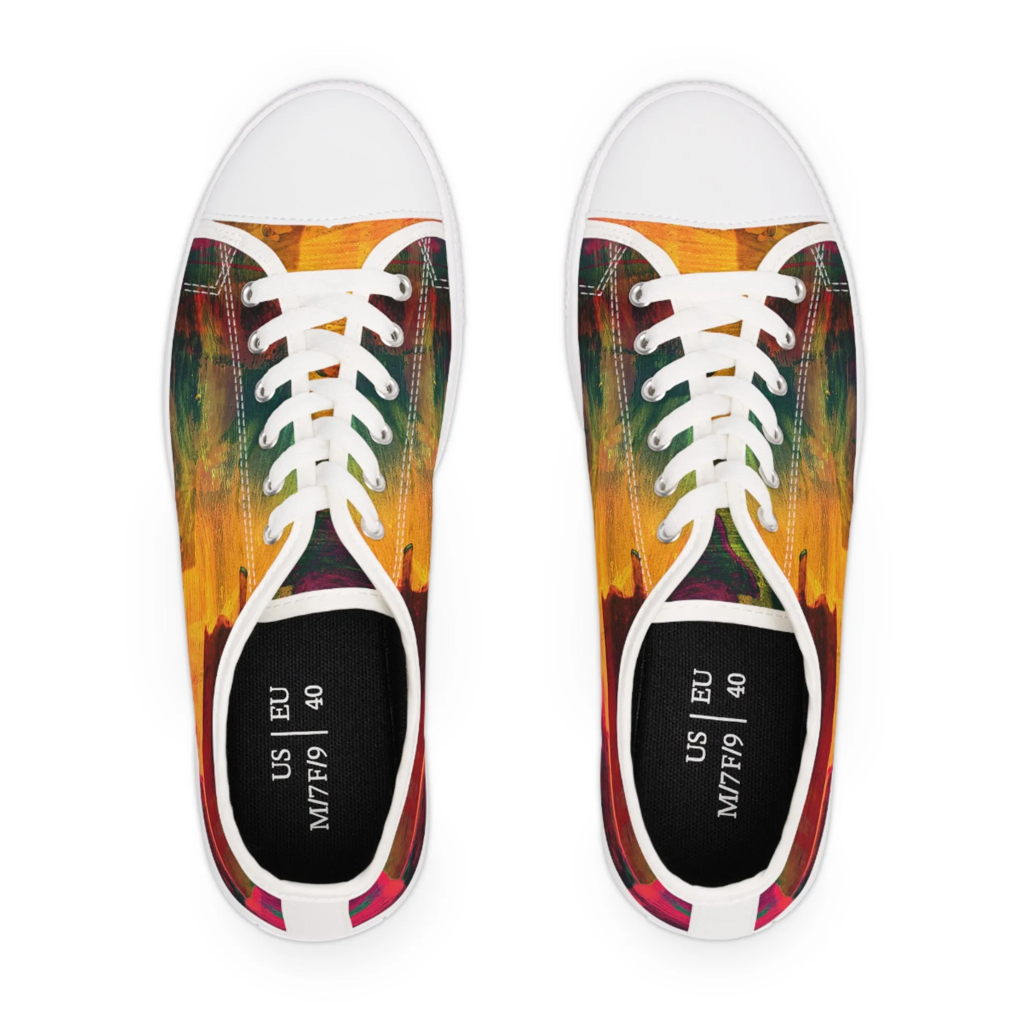 Abstract Art Women's Low Top Sneakers