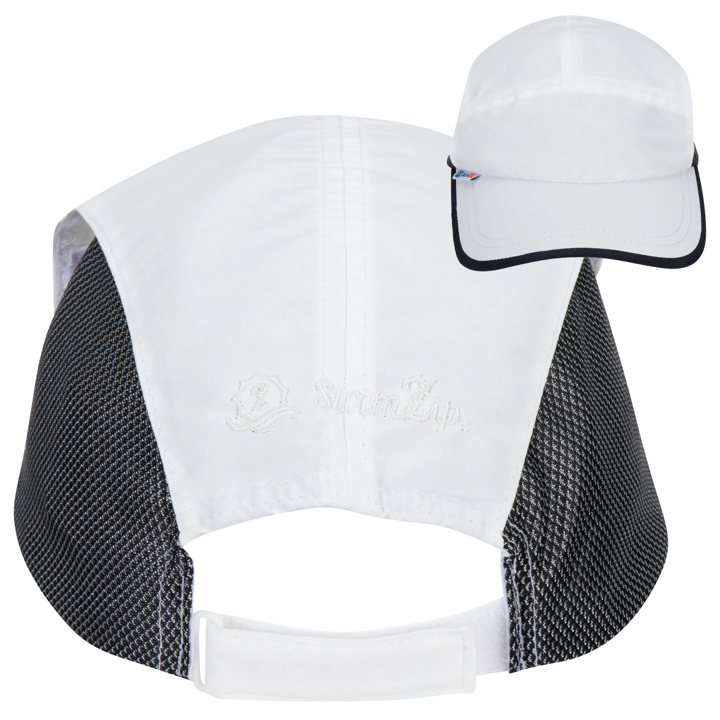 Adjustable UPF Baseball Hat - one-size fits all | White