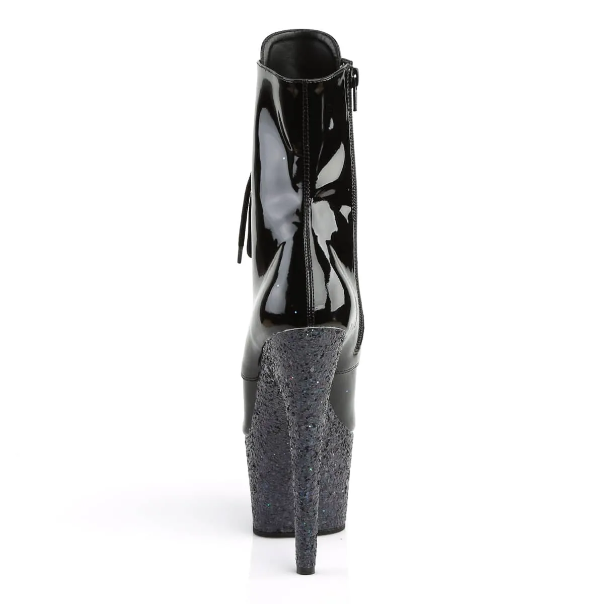 ADORE-1020LG Glitter Platform Ankle Boots