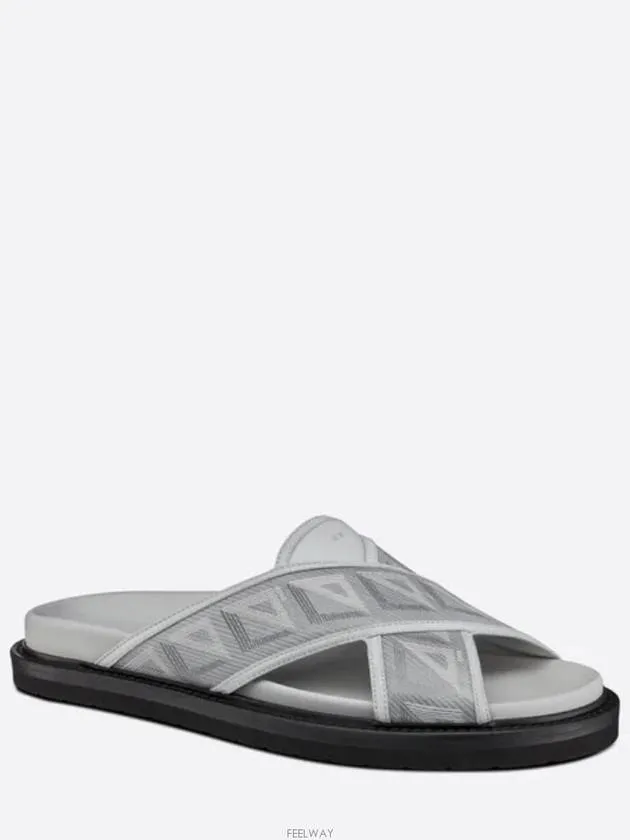 Aqua CD Diamond Sandals Grey