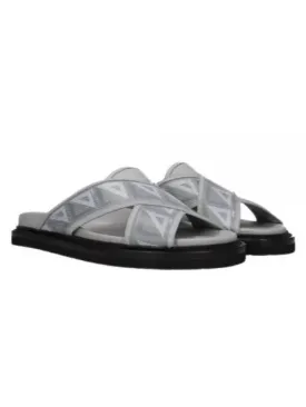 Aqua CD Diamond Sandals Grey