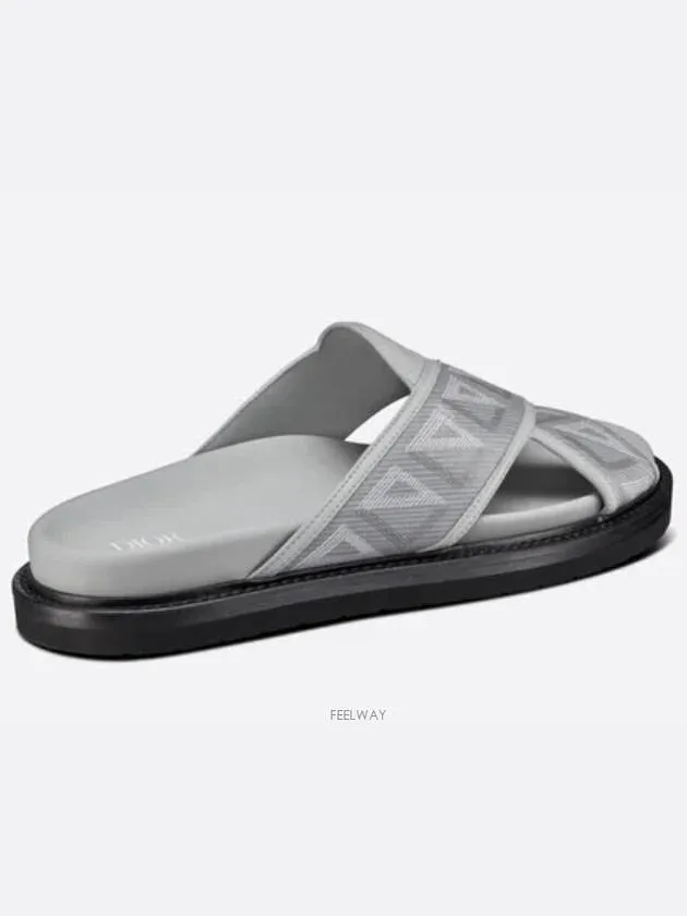 Aqua CD Diamond Sandals Grey