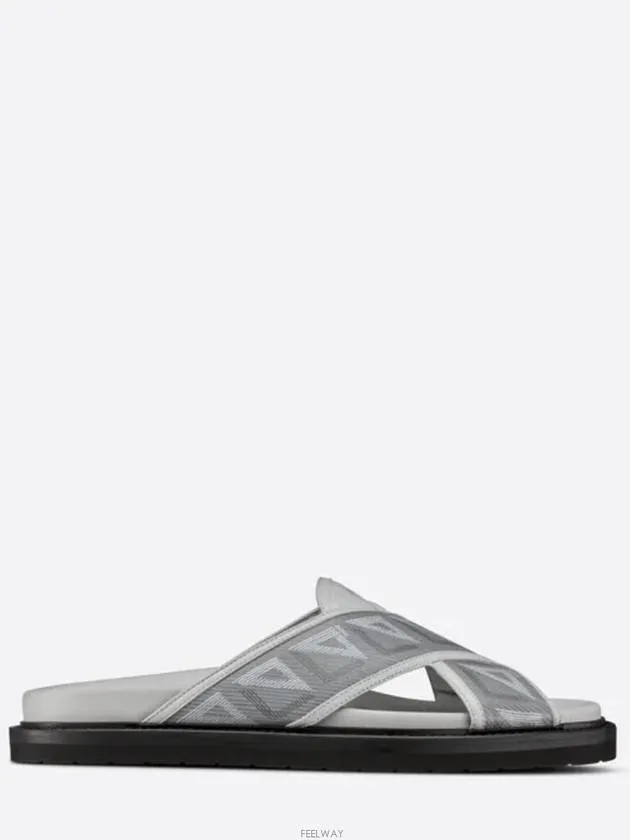 Aqua CD Diamond Sandals Grey