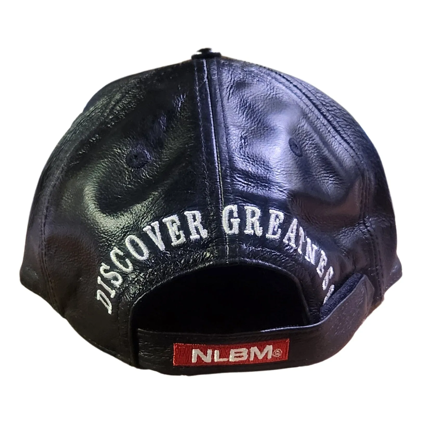 Atlanta Black Crackers Black Leather Baseball Cap