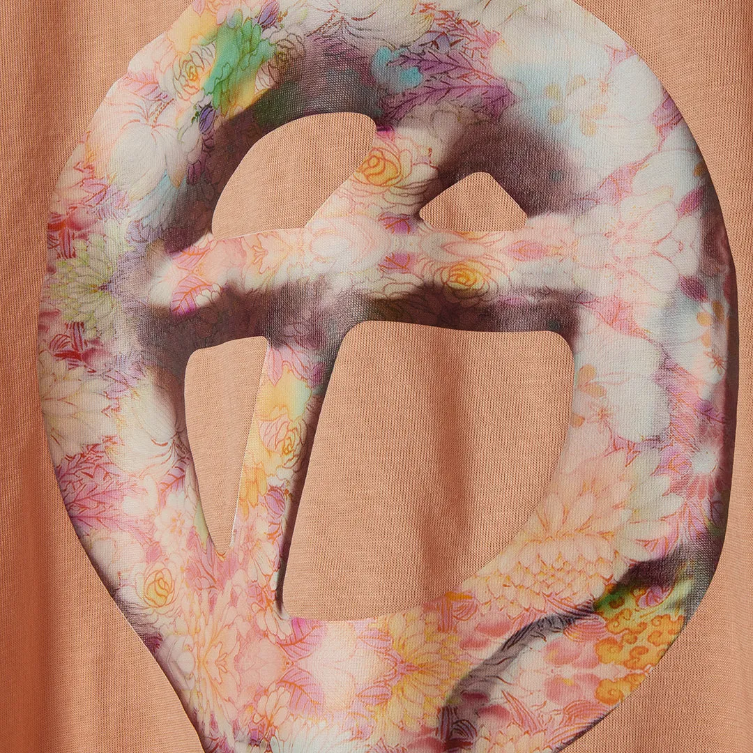 BACK SLIT SYMBOL TEE ORANGE