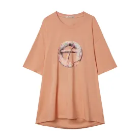 BACK SLIT SYMBOL TEE ORANGE BACK SLIT SYMBOL TEE ORANGE