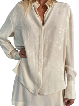 Balestra Shirt Flower Ivory