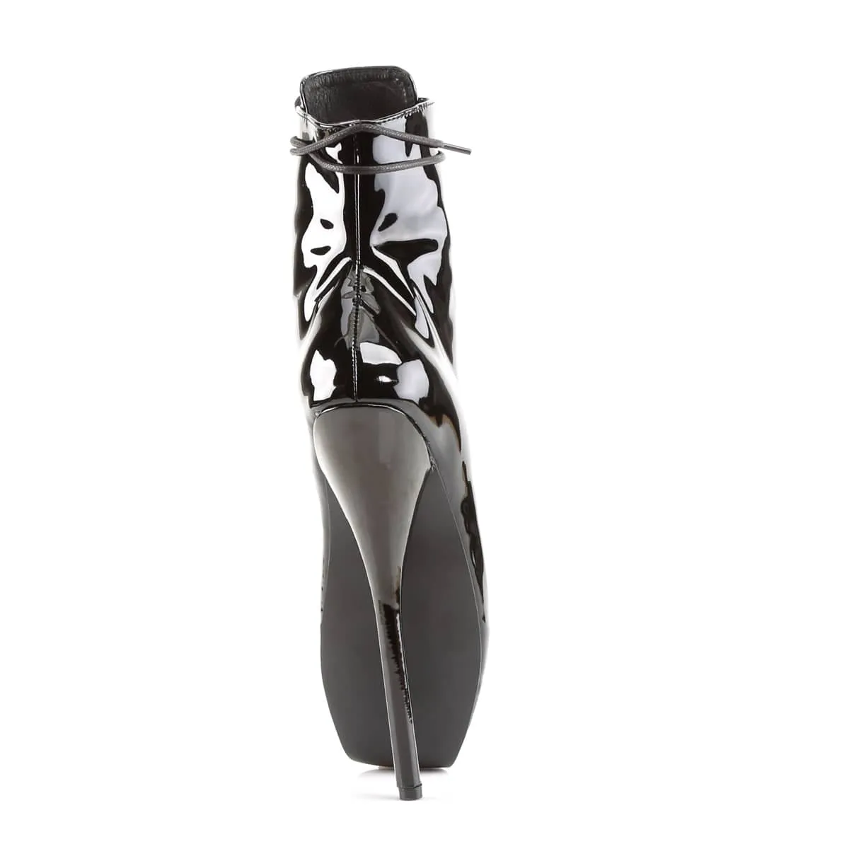 BALLET-1020 Black Patent Fetish Ballet Boots