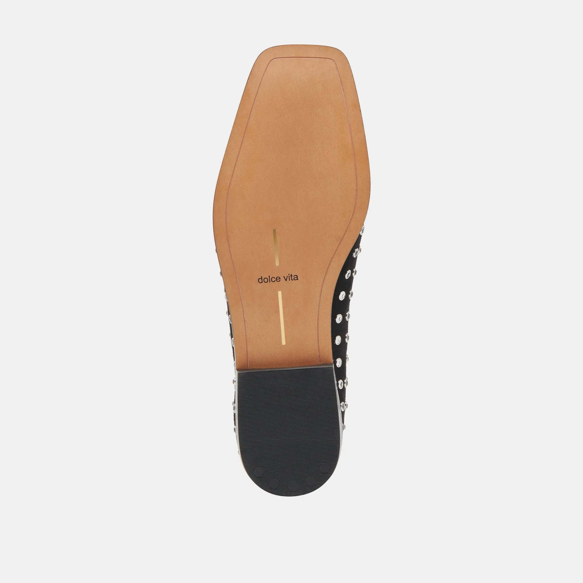 BENY CRYSTAL STUD FLATS BLACK CRYSTAL - re:vita