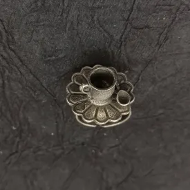 Bhavi Jewel Oxidised Plated Tea Cup and Saucer Adjustable Ring
