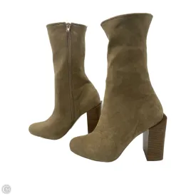 Boots Ankle Heels By Jeffery Campbell In Tan, Size: 8