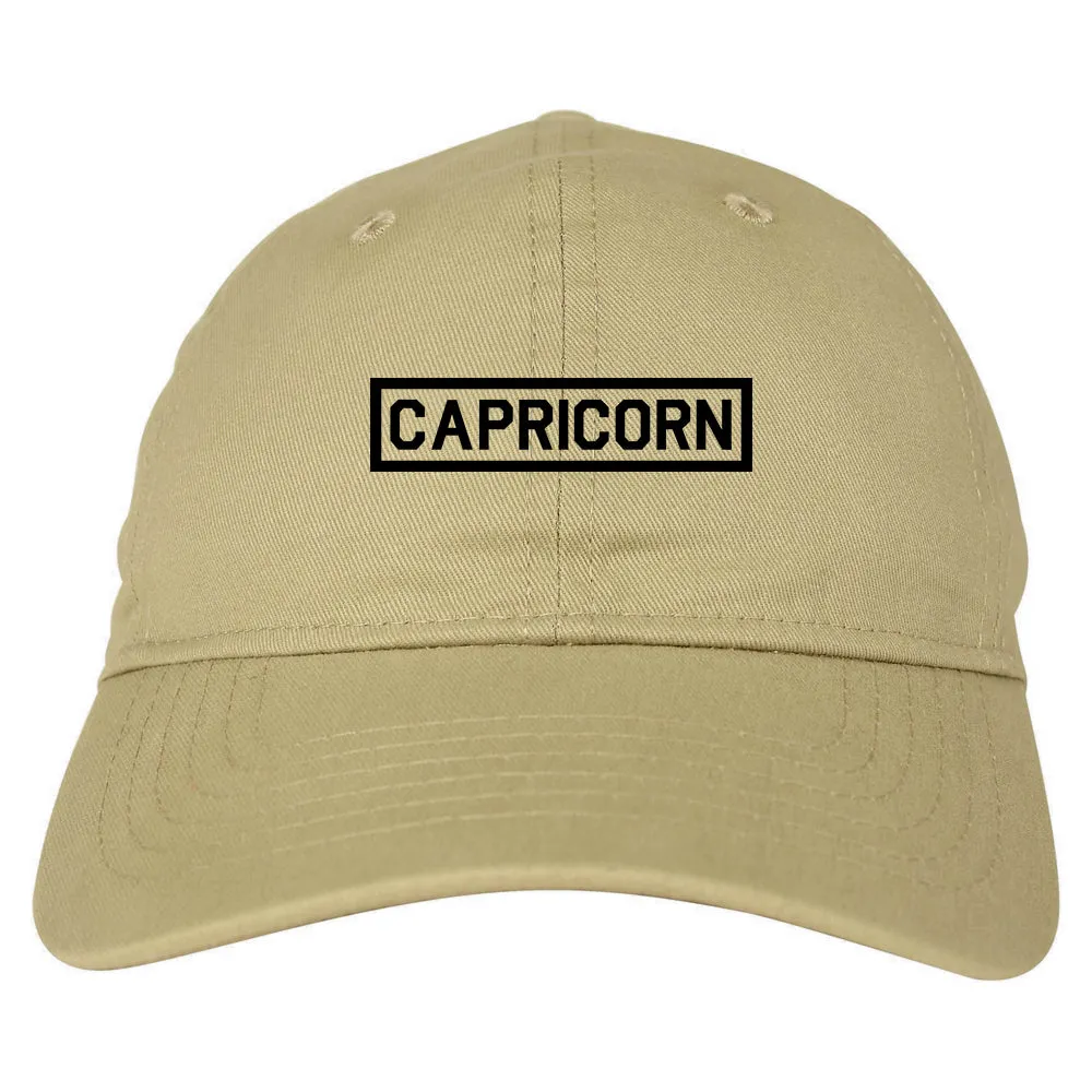 Capricorn Horoscope Sign Mens Dad Hat Baseball Cap