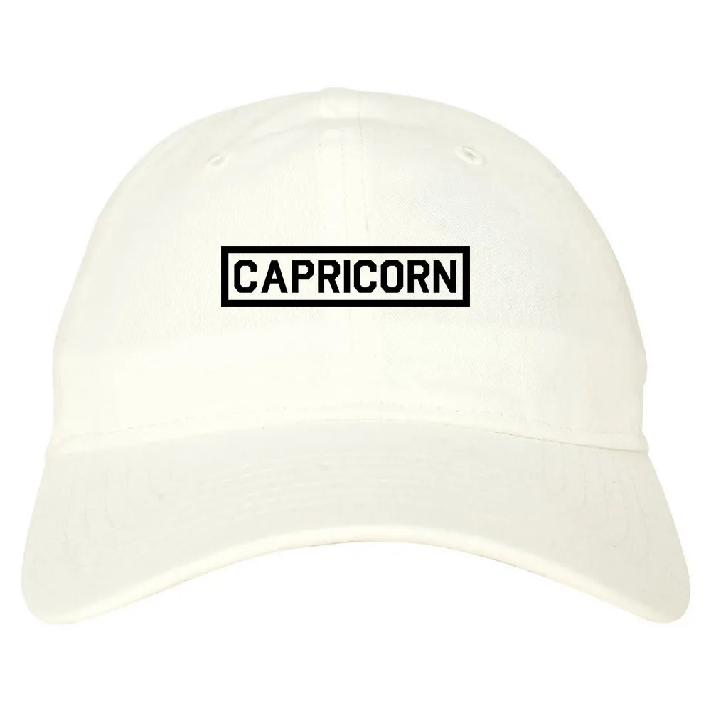 Capricorn Horoscope Sign Mens Dad Hat Baseball Cap