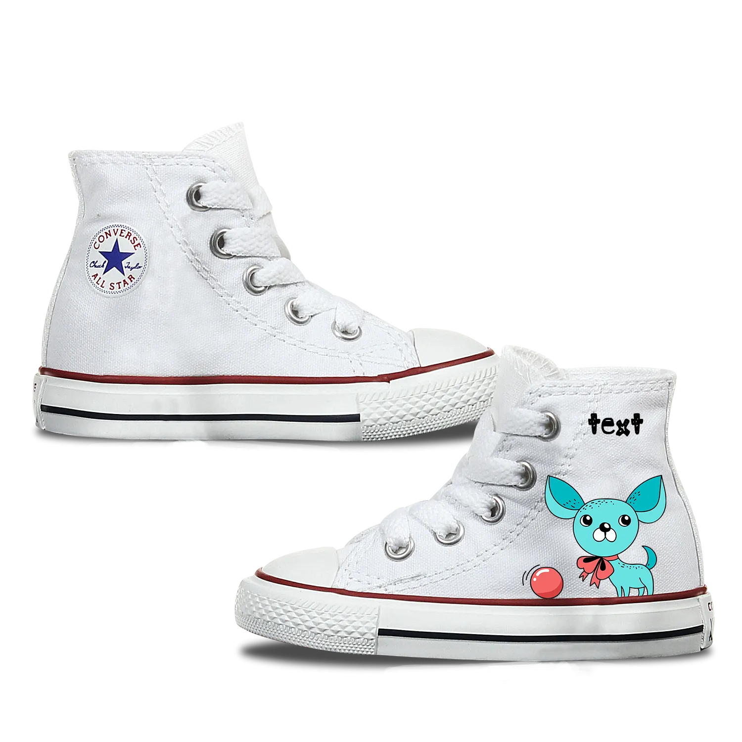 Chihuahua Kids Personalised Converse