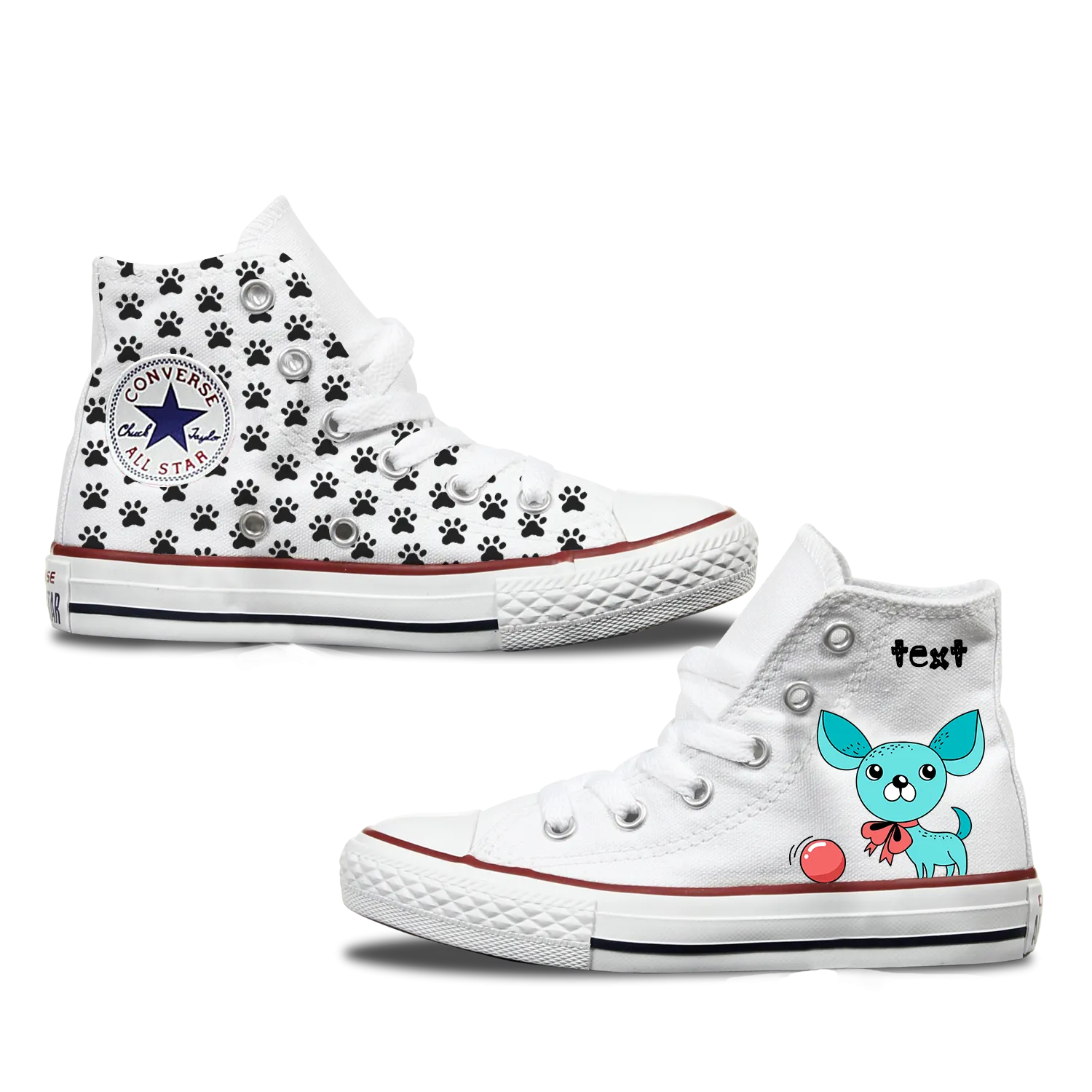 Chihuahua Kids Personalised Converse