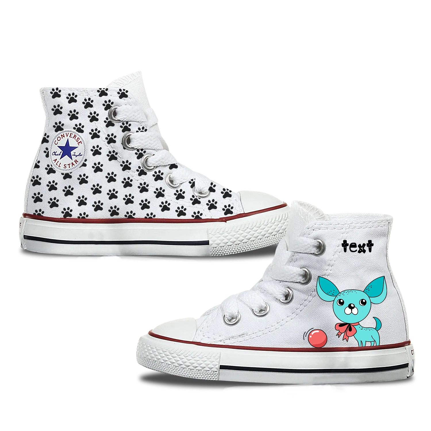 Chihuahua Kids Personalised Converse
