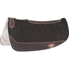 Classic Equine ESP Barrel Felt Saddle Pad Black 28" x 28"