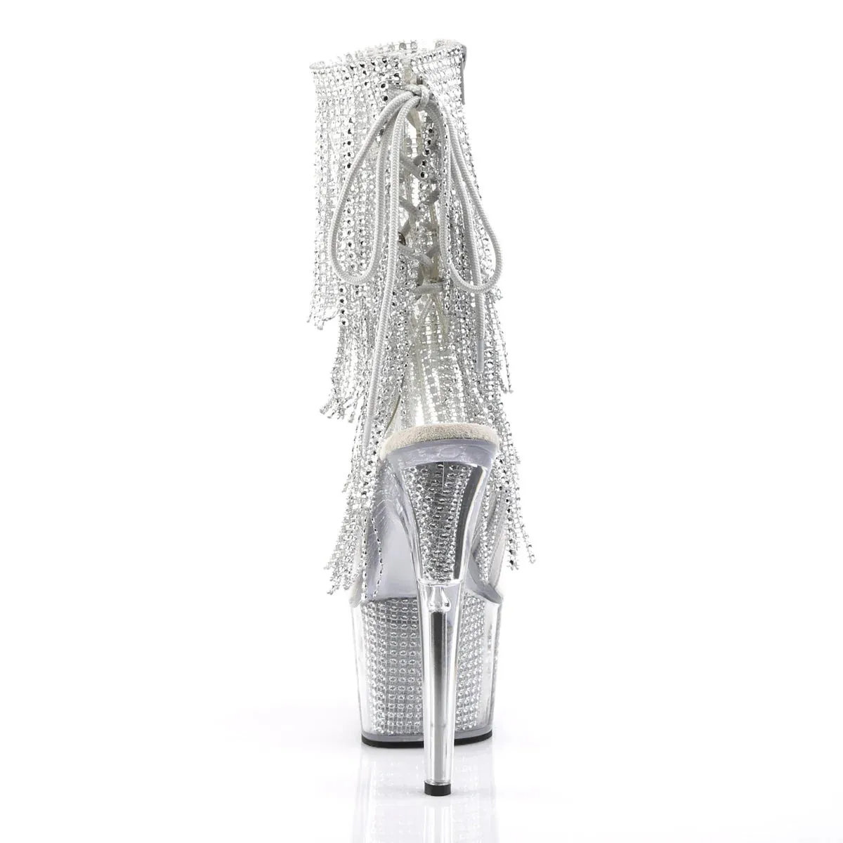 Clear/Silver Heel