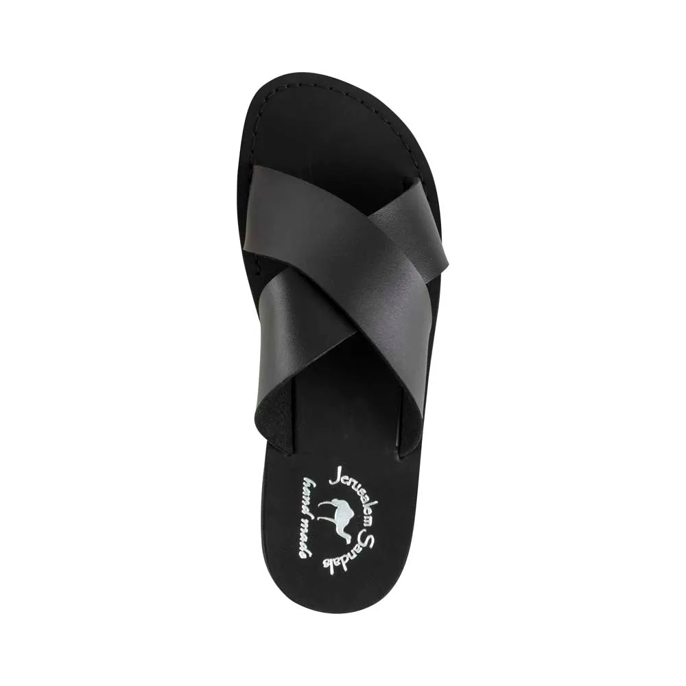 Elan Vegan - Leather Alternative Sandal | Black