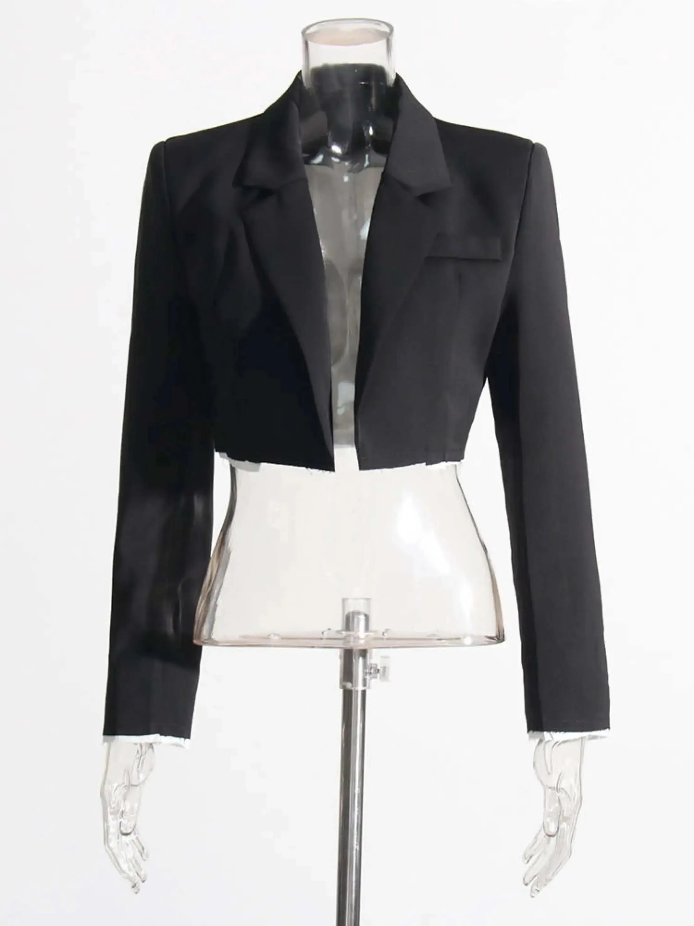 Fashion Office Girl Set. Women's Trendy Matched Lapel