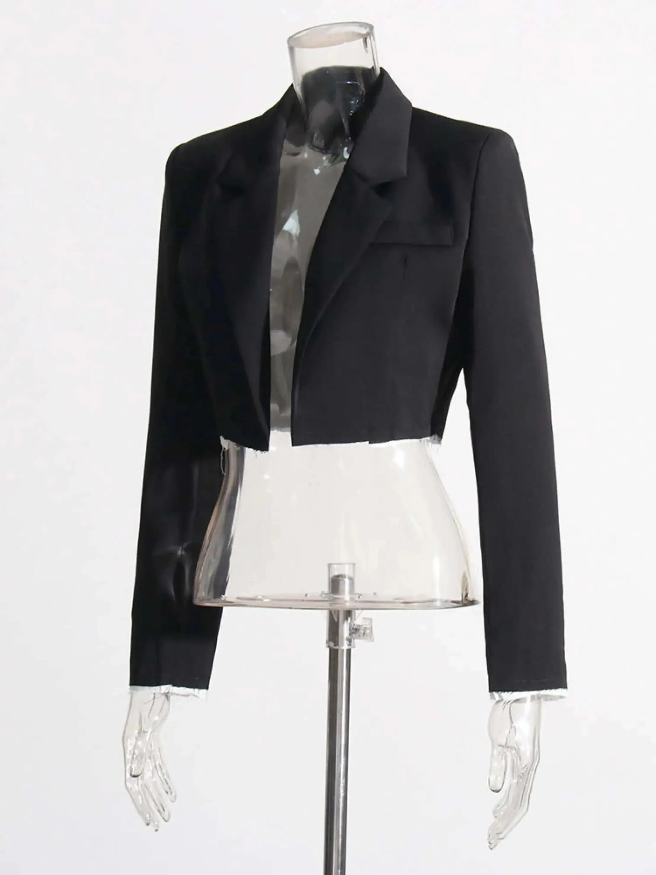 Fashion Office Girl Set. Women's Trendy Matched Lapel