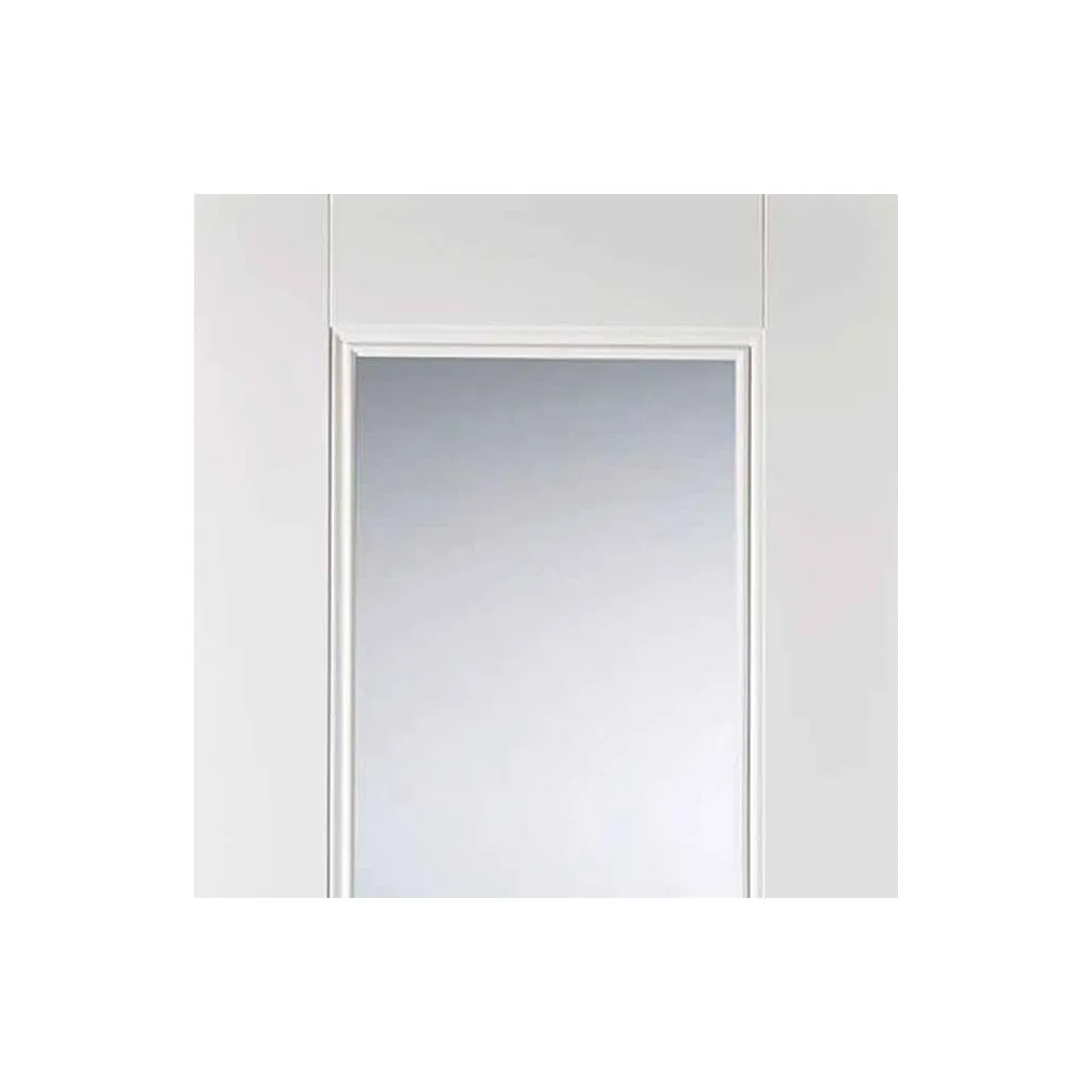 Four Folding Doors & Frame Kit - Arnhem 1 Pane 1 Panel 2 2 - Clear Glass - White Primed