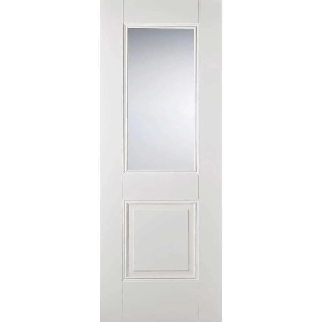 Four Folding Doors & Frame Kit - Arnhem 1 Pane 1 Panel 2 2 - Clear Glass - White Primed