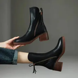 Harper | Leather Ankle Boots
