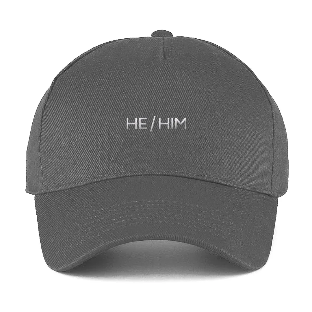 He/Him Pronouns Baseball Cap