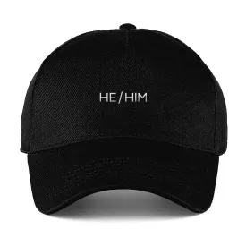 He/Him Pronouns Baseball Cap