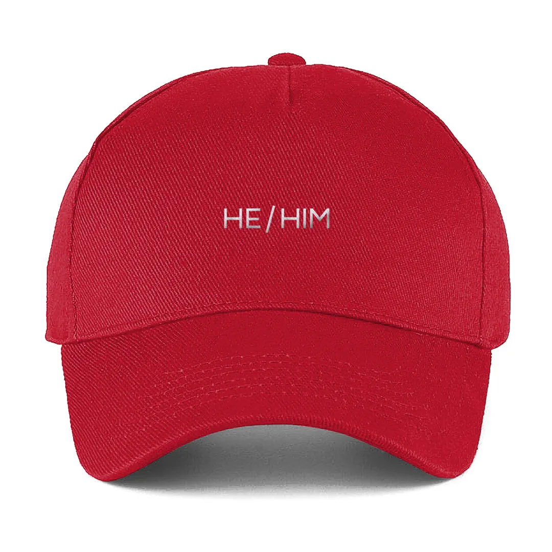 He/Him Pronouns Baseball Cap
