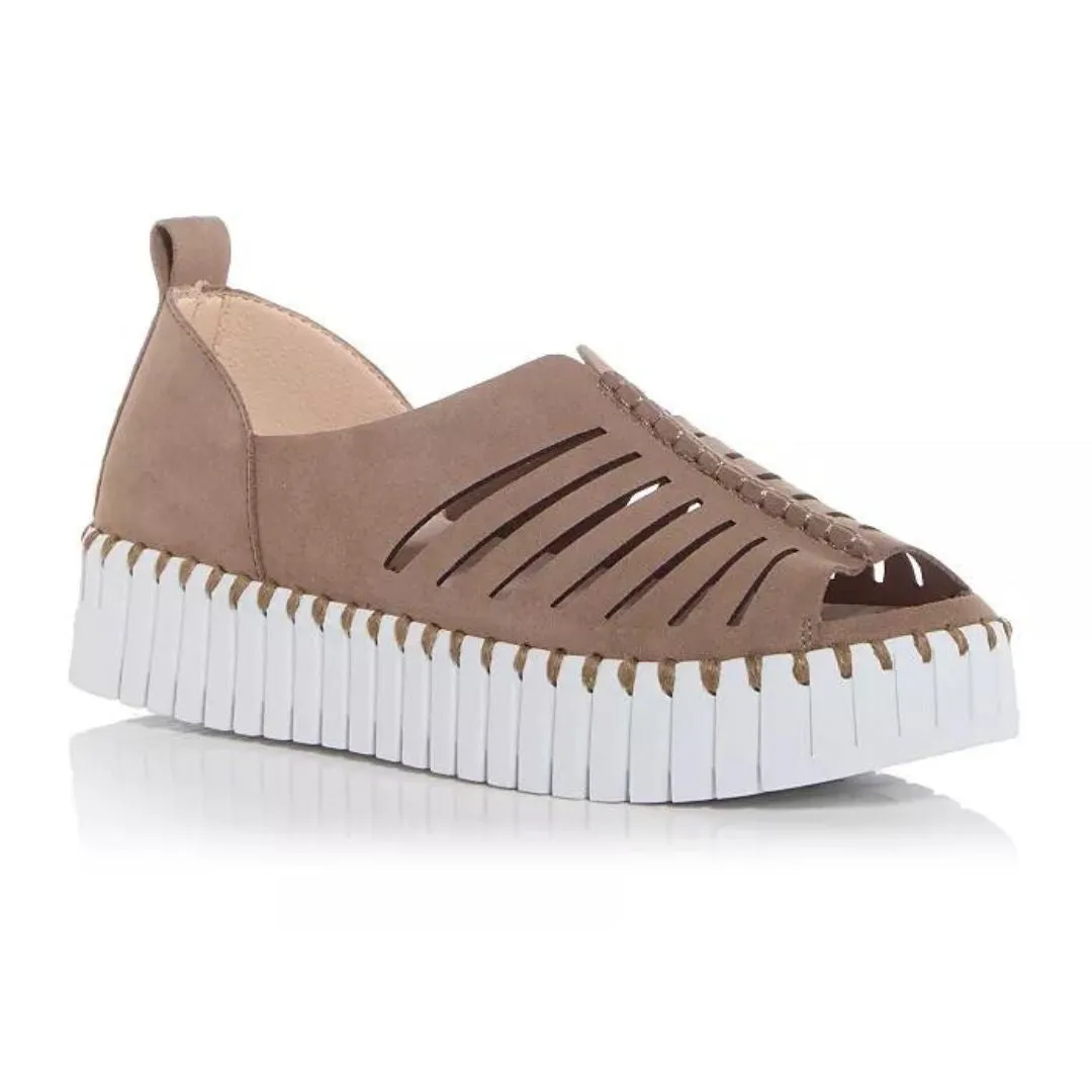 Ilse Jacobsen Tulip 9376 Platform Open Toe Shoe