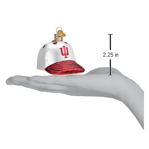 Indiana Baseball Cap Ornament