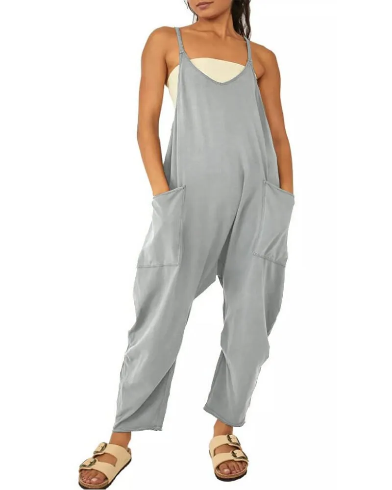 LAST DAY 70% OFFWide Leg Jumpsuit with Pockets (Buy 2 Get 25%off&Free Shipping)