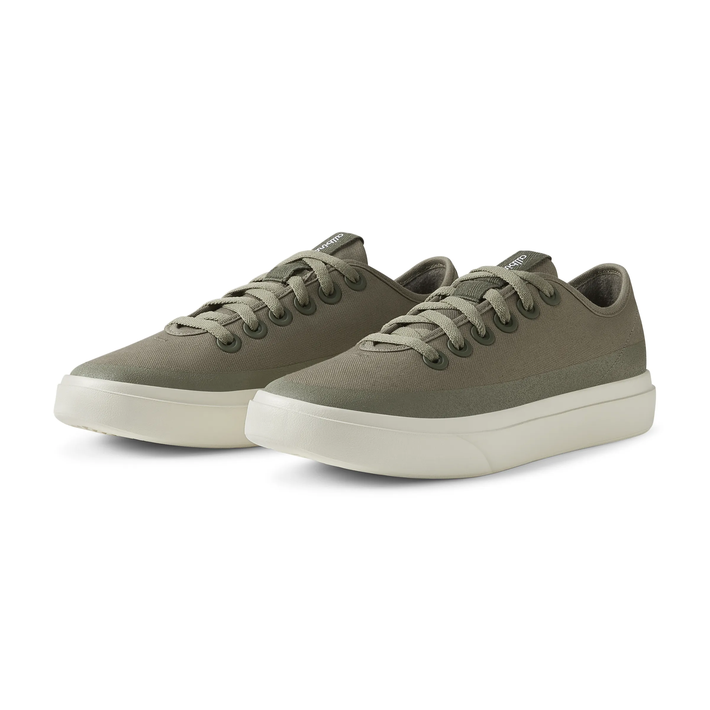 Men's Canvas Pipers - Rugged Green (Stony Cream Sole)