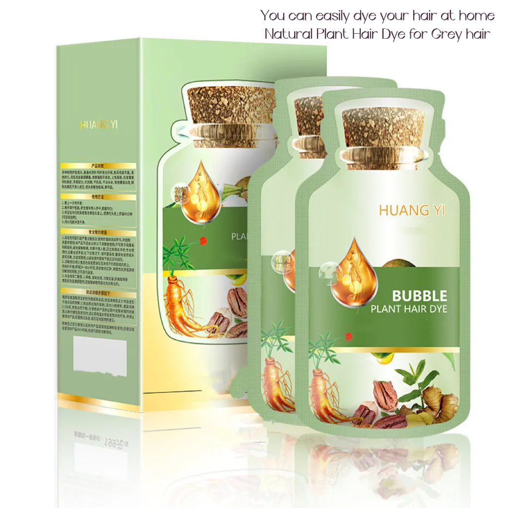 Natural Plant Hair Dye BUY 5 GET 5 FREE(10 bags)