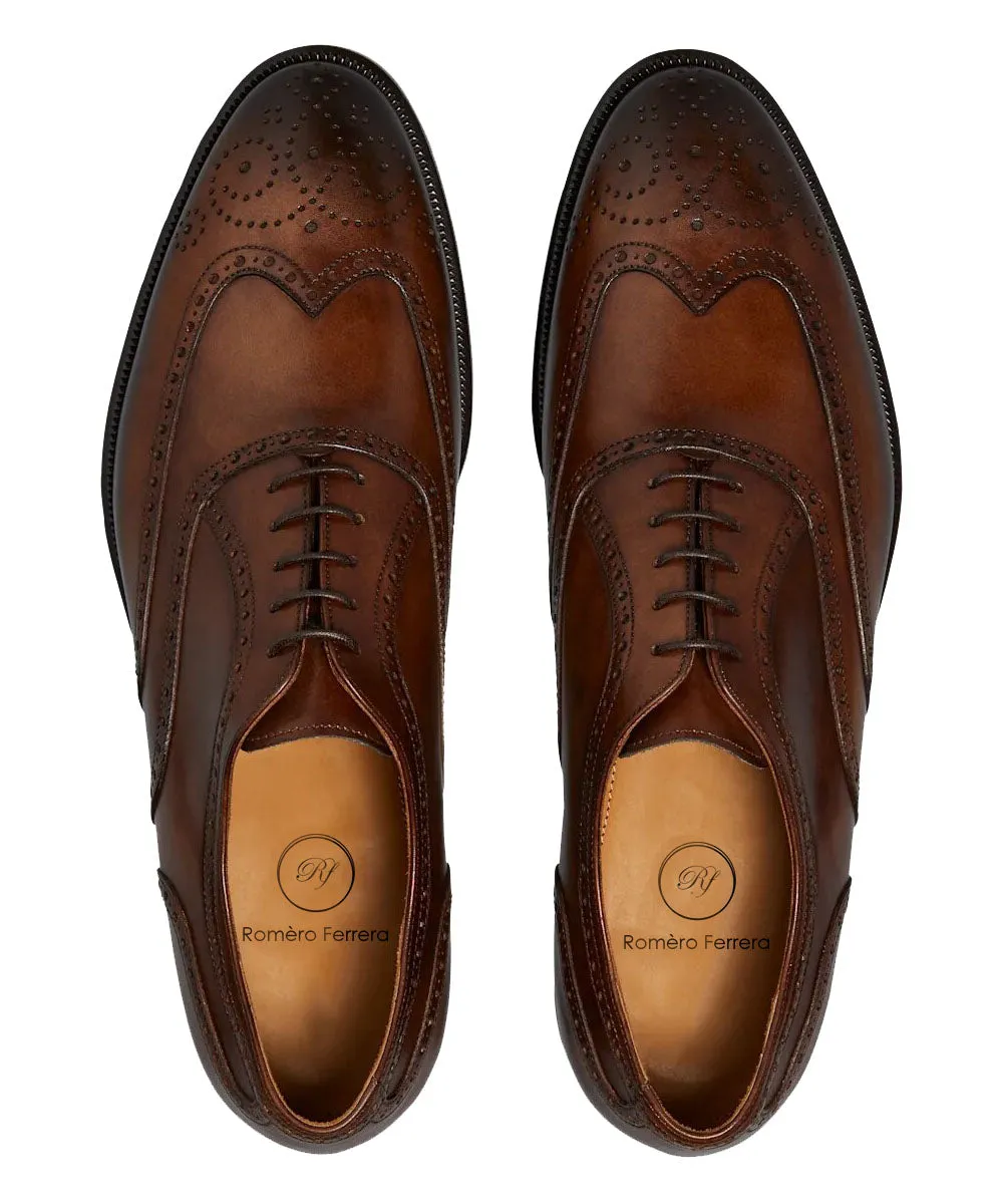 Ned Tan Brogue Oxford