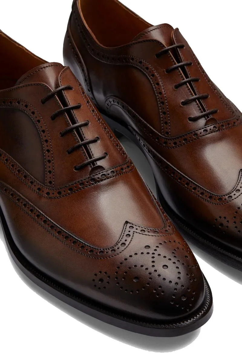 Ned Tan Brogue Oxford