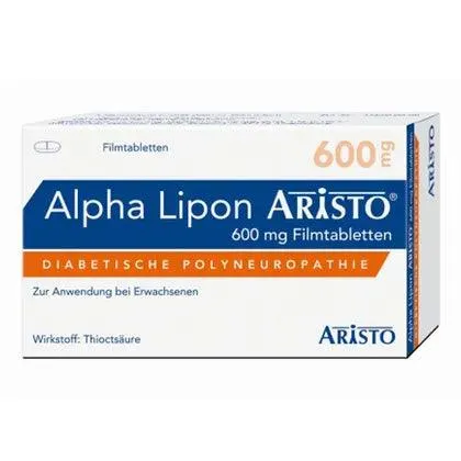 Paraesthesia in diabetic neuropathy, ALPHA LIPON Aristo 600 mg