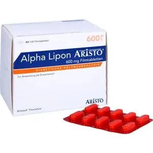 Paraesthesia in diabetic neuropathy, ALPHA LIPON Aristo 600 mg