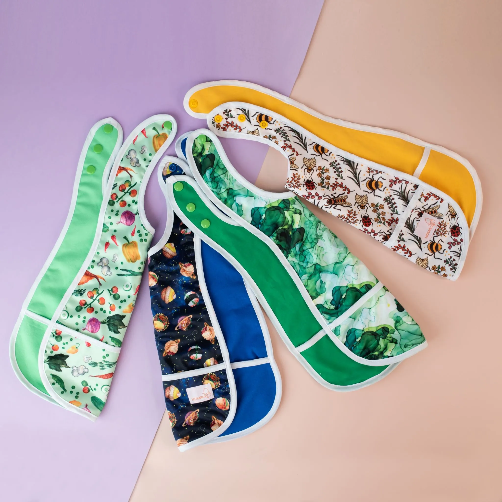 Reversible Bibs | Bundle - Buy 4   Get 1 Free