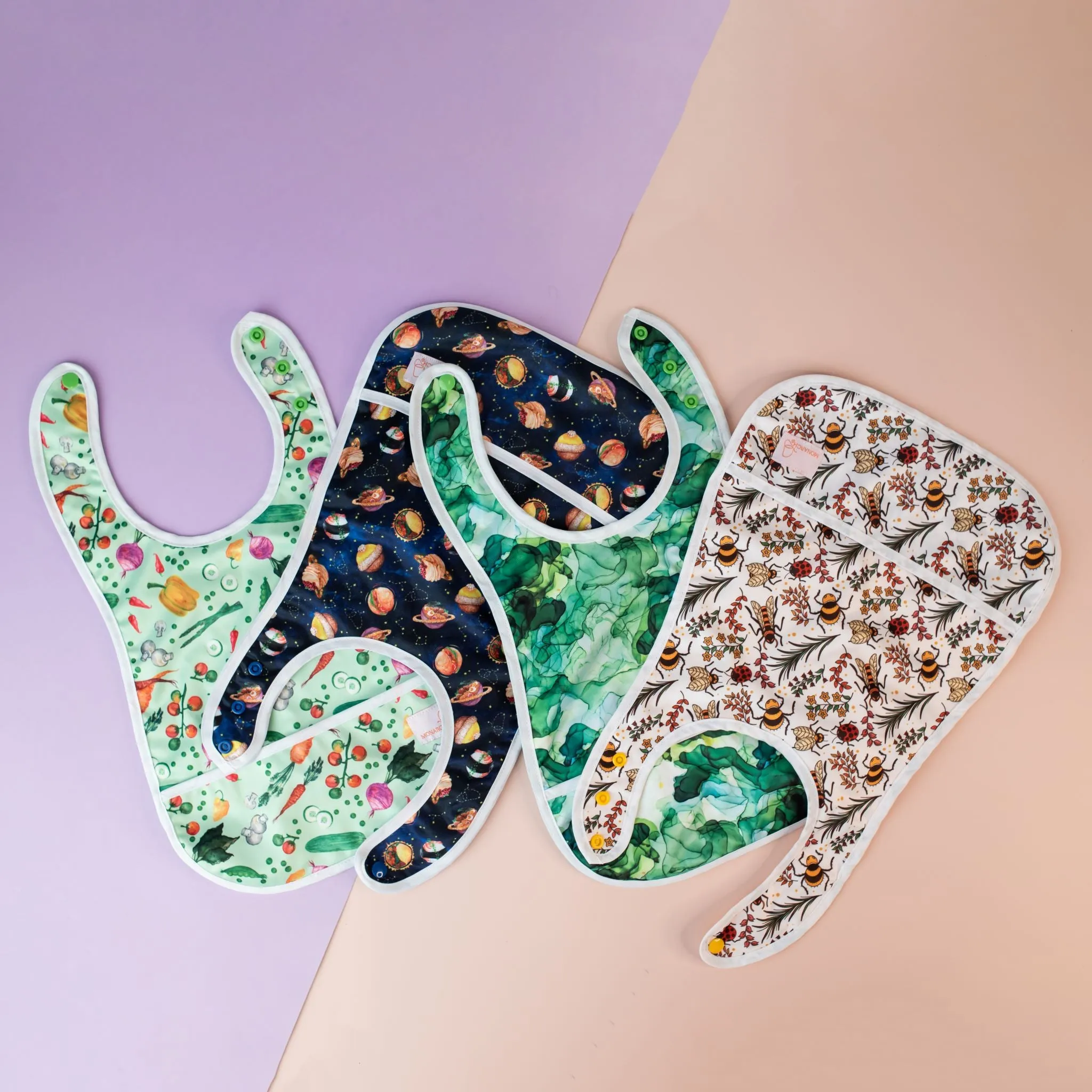 Reversible Bibs | Bundle - Buy 4   Get 1 Free