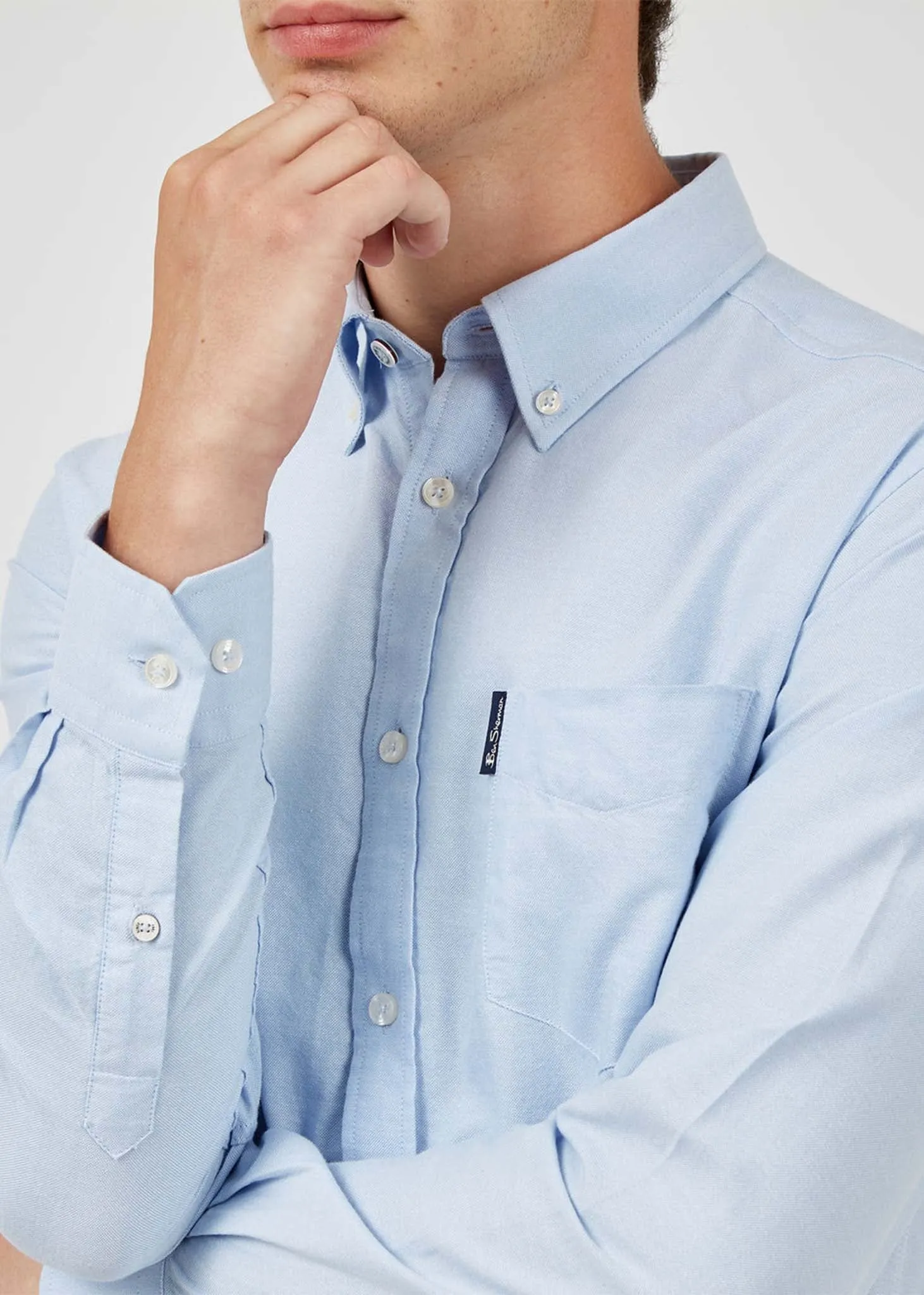 Signature oxford shirt - sky
