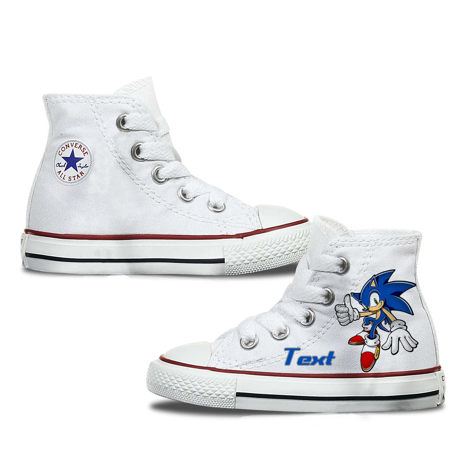 Sonic The Hedgehog Custom Converse